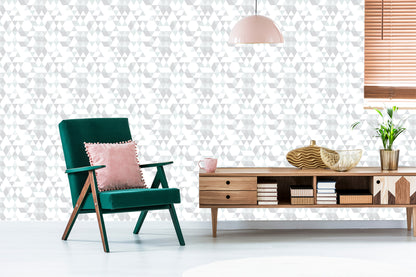 Wallpaper Geometric Colorful Triangles