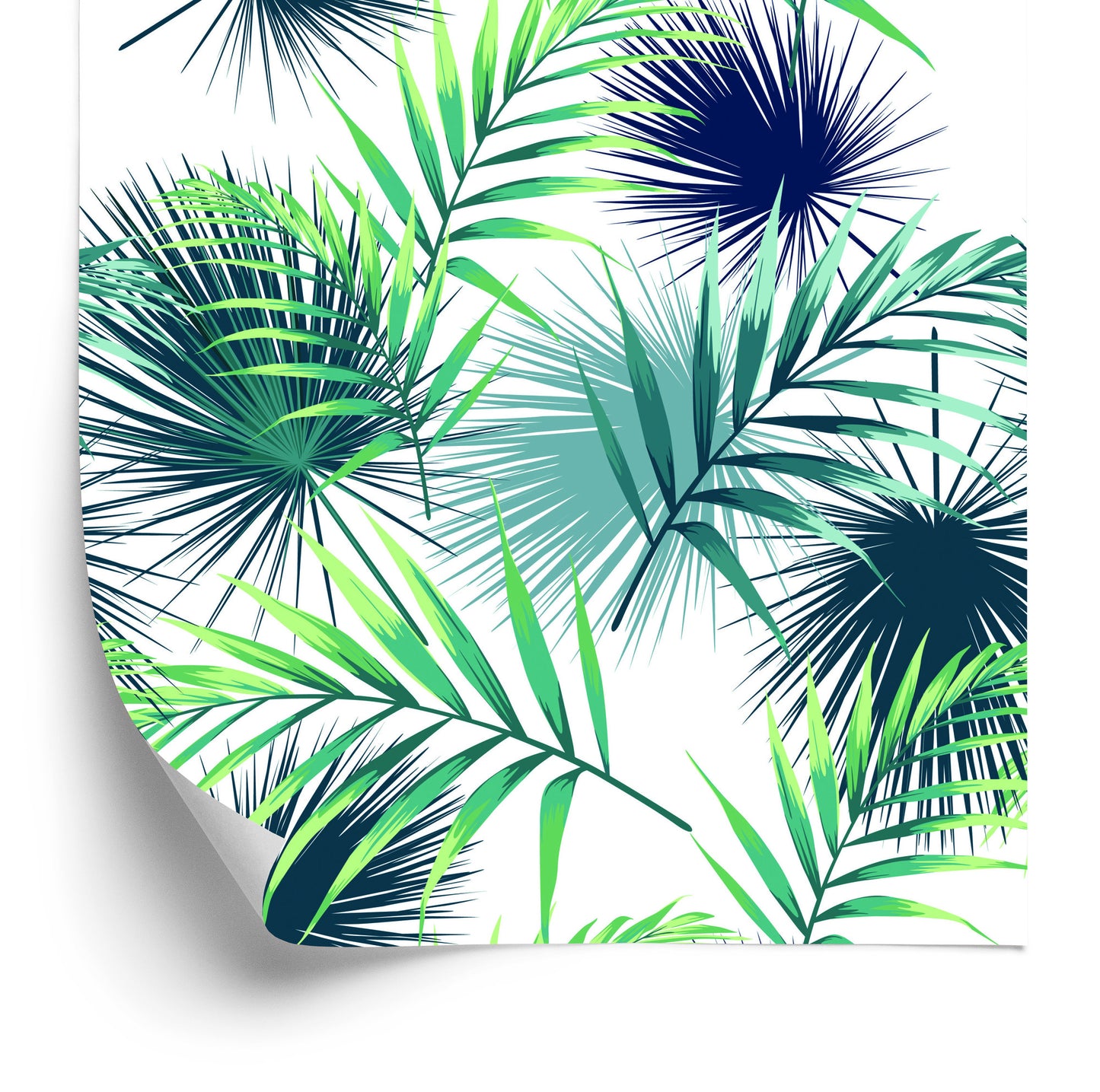 Wallpaper Tropical Palm Leaves