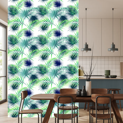 Wallpaper Tropical Palm Leaves