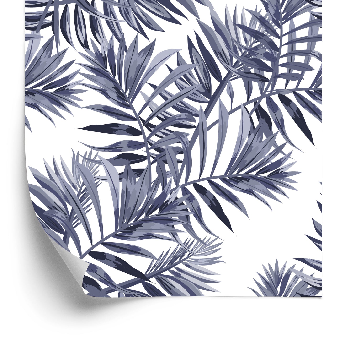 Wallpaper Exotic Leaves Vintage