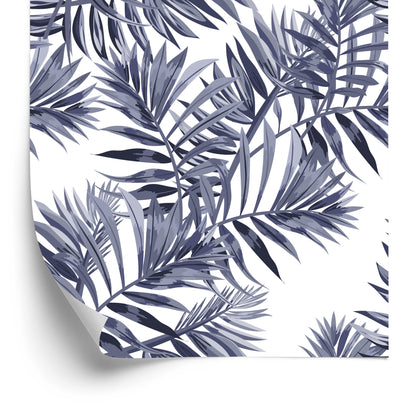 Wallpaper Exotic Leaves Vintage