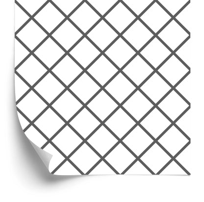 Wallpaper Optical, Modern Checked Pattern