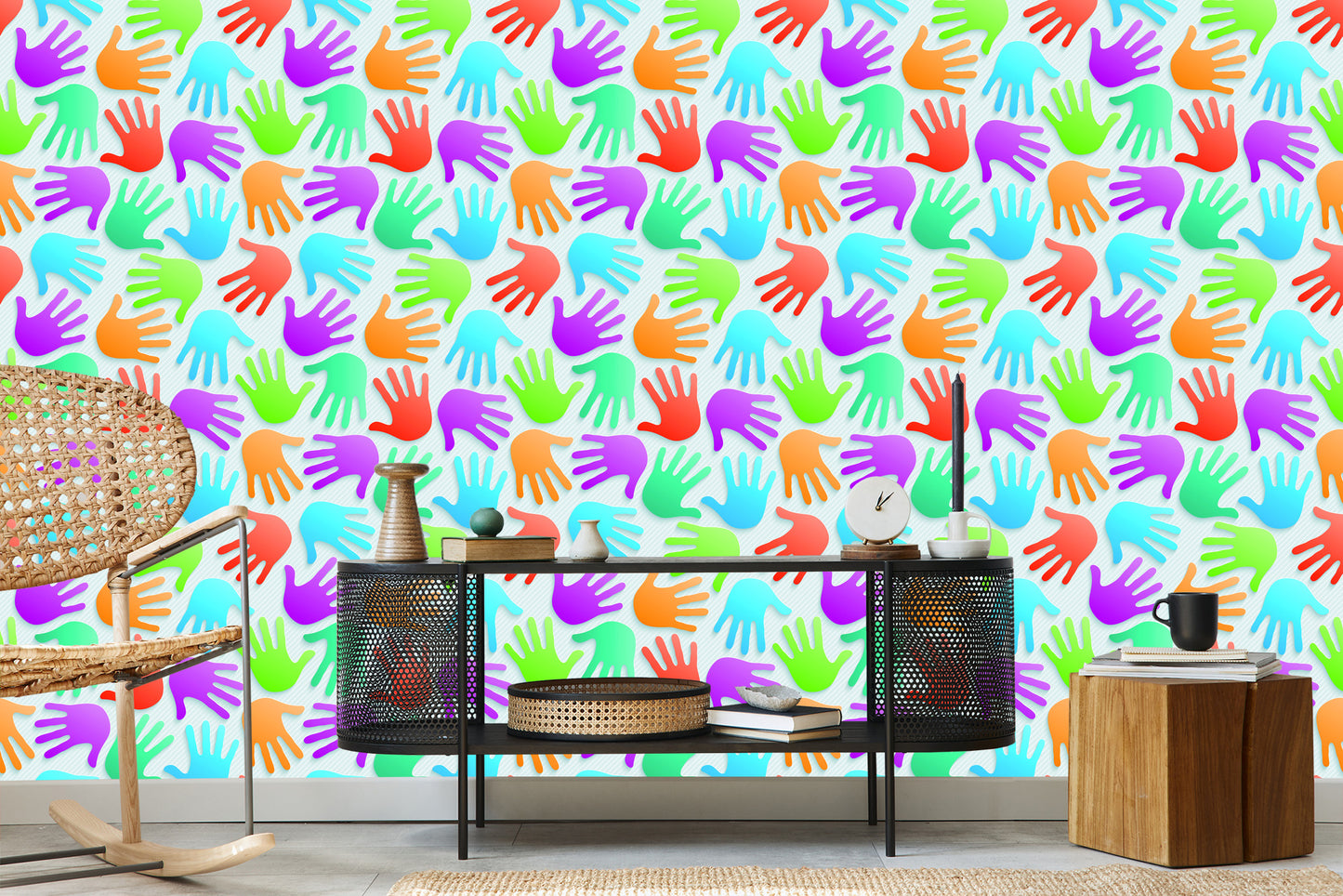 Wallpaper Modern, Colorful Pattern