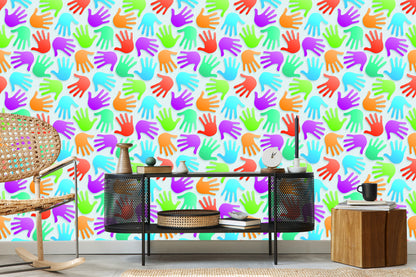 Wallpaper Modern, Colorful Pattern