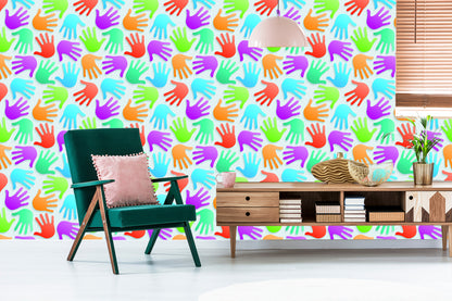 Wallpaper Modern, Colorful Pattern