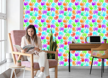 Wallpaper Modern, Colorful Pattern