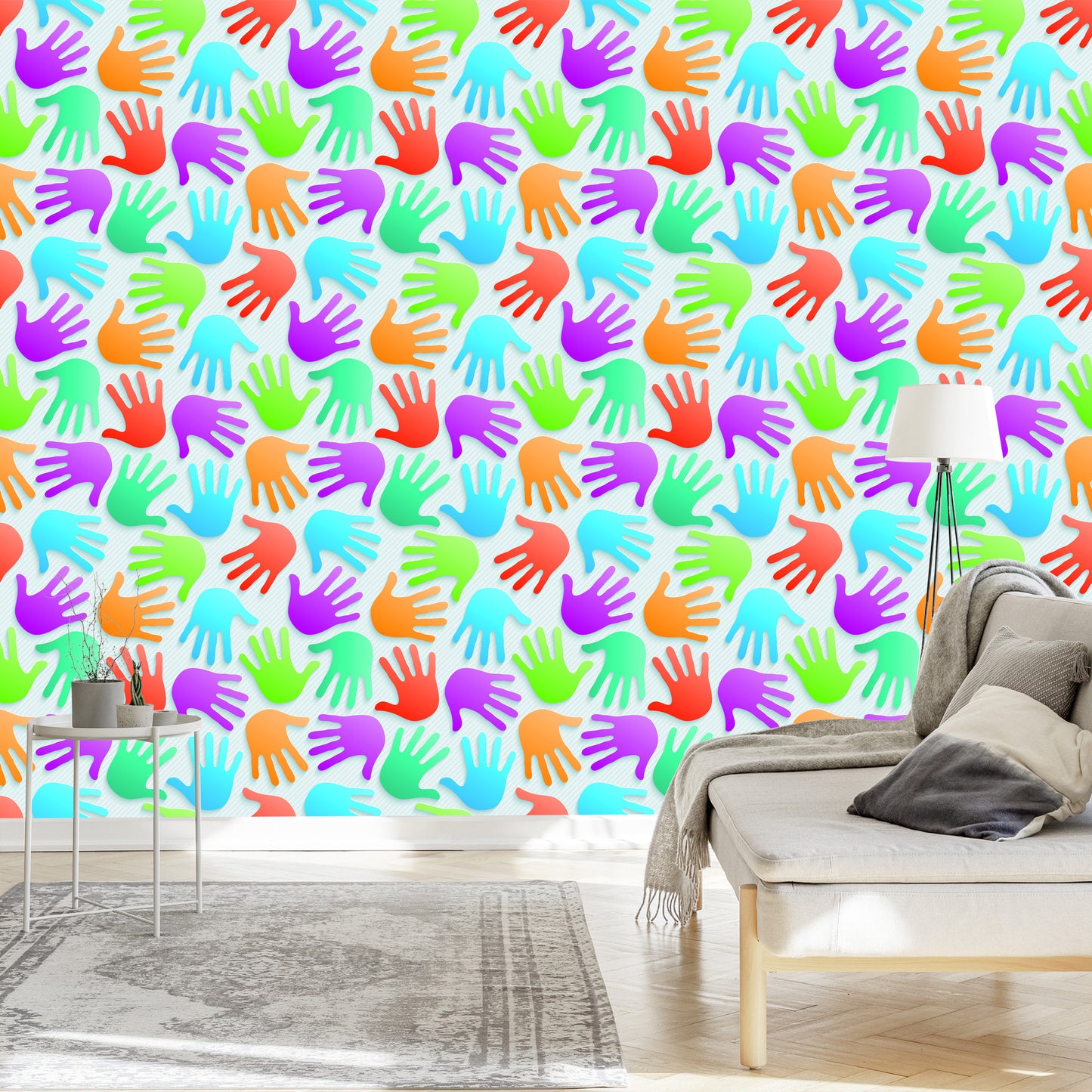 Wallpaper Modern, Colorful Pattern
