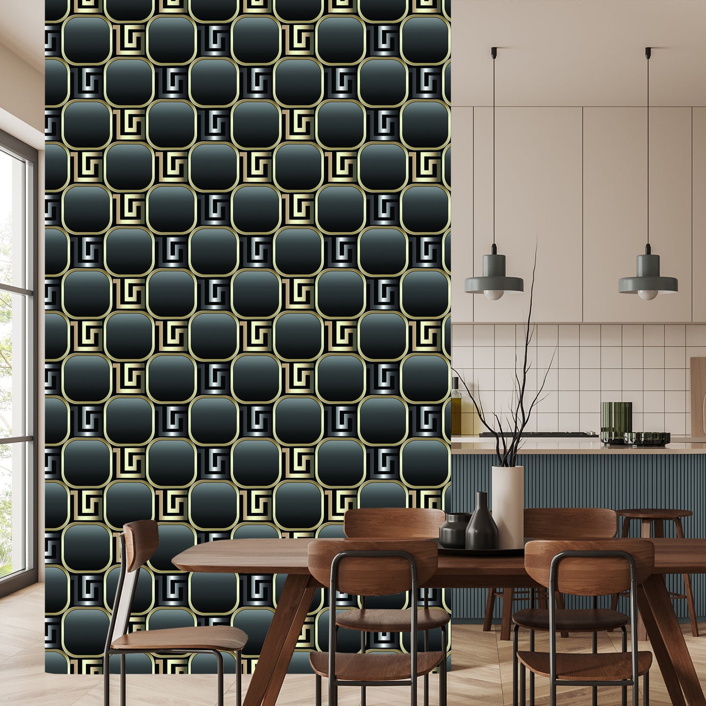 Wallpaper Modern 3D Pattern