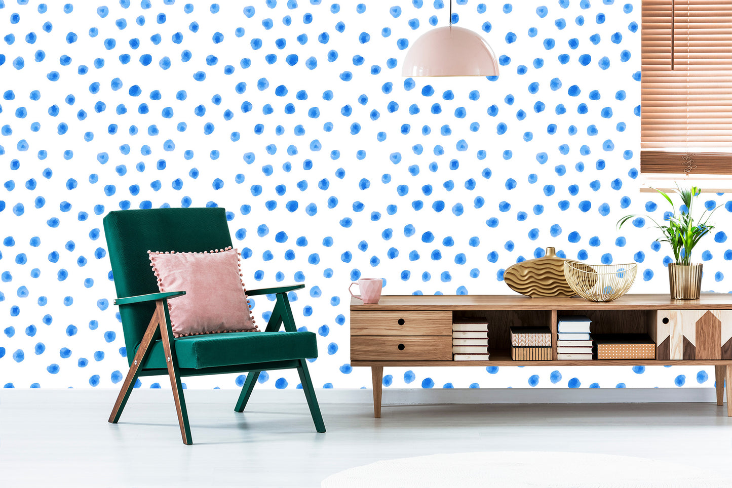Wallpaper Painted Circles
