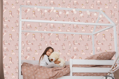 Wallpaper For Kids - Cute Unicorns