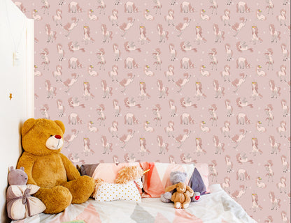Wallpaper For Kids - Cute Unicorns