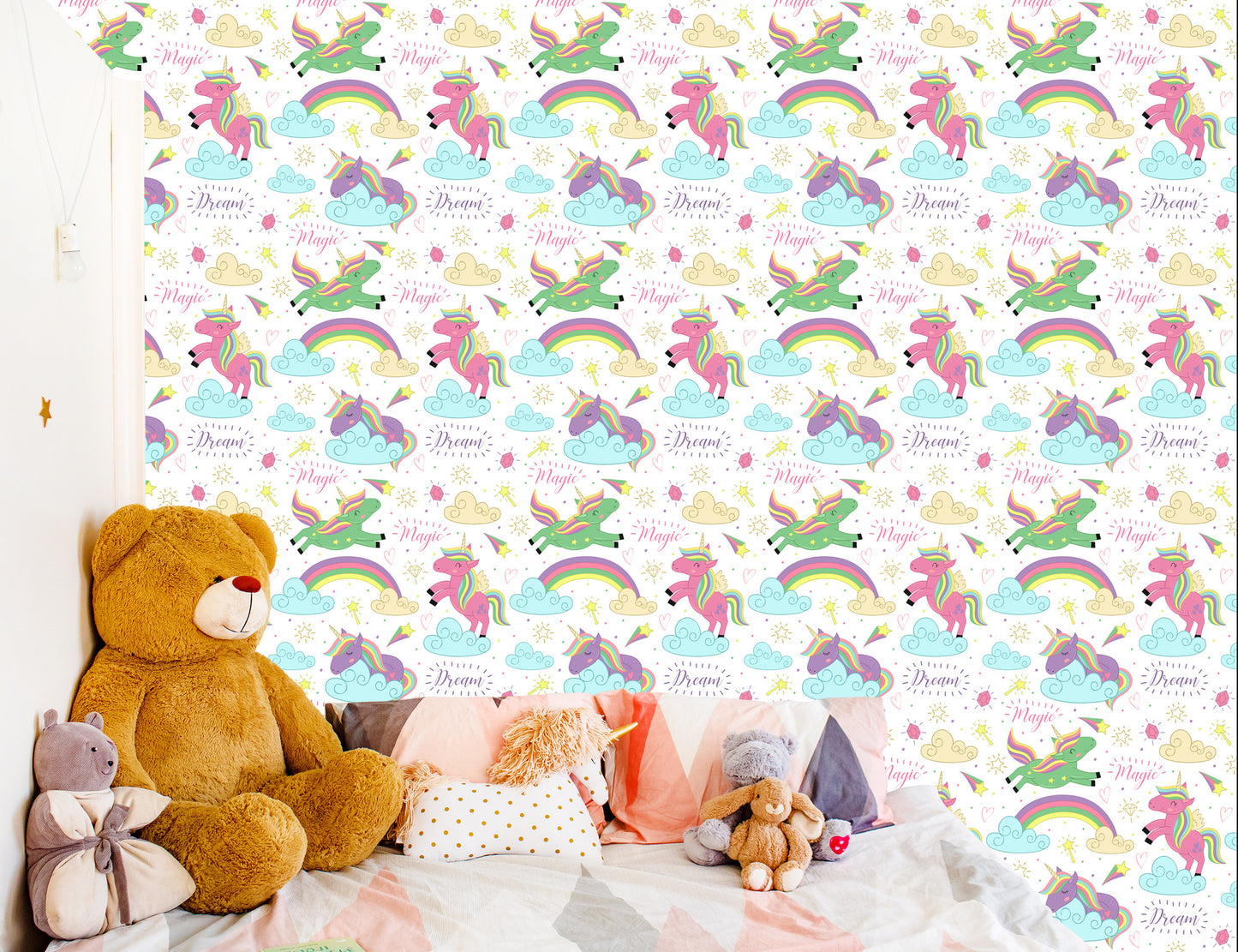 Wallpaper For Kids - Magic Unicorns