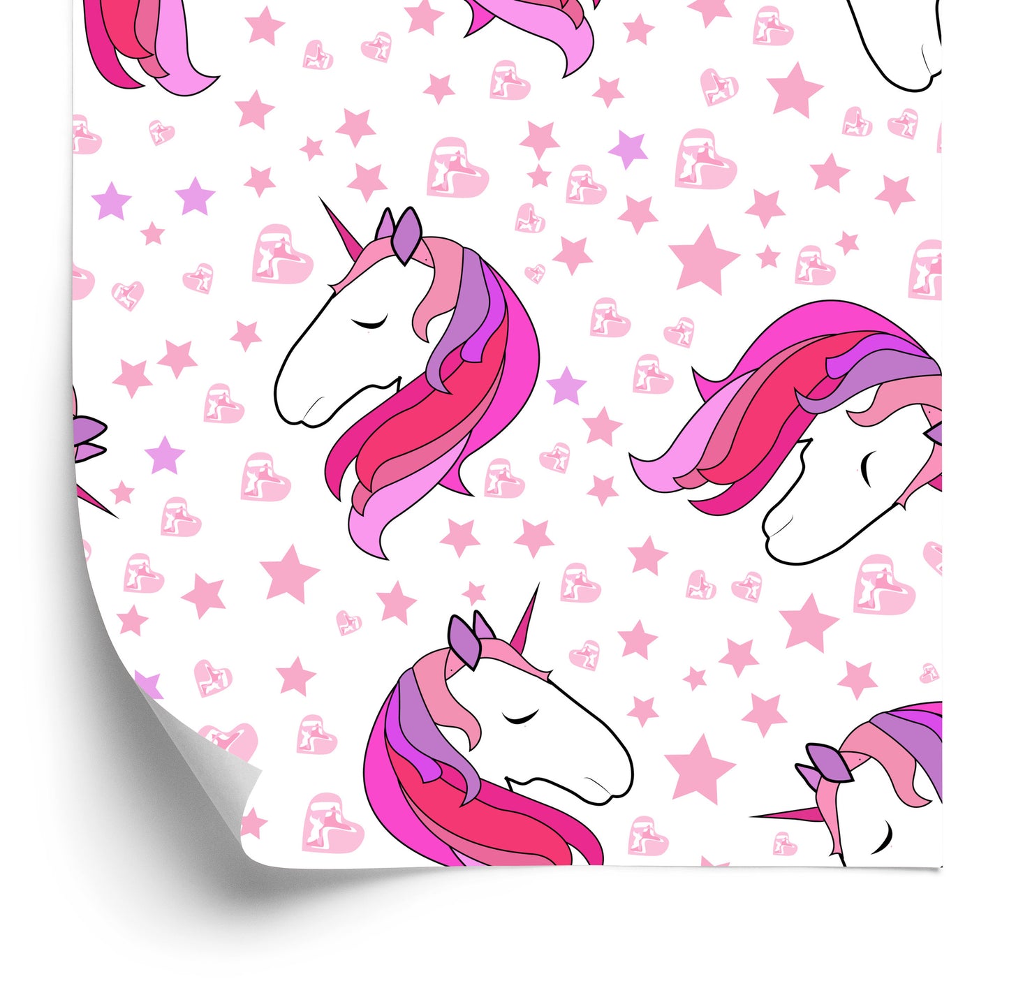 Wallpaper For Children - Sleeping Unicorns