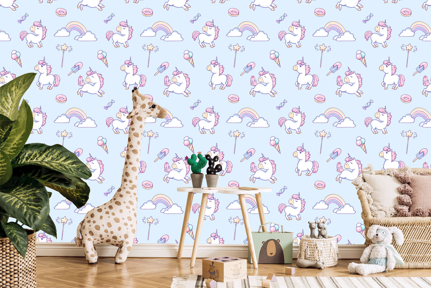 Wallpaper For Kids - Magic Unicorns