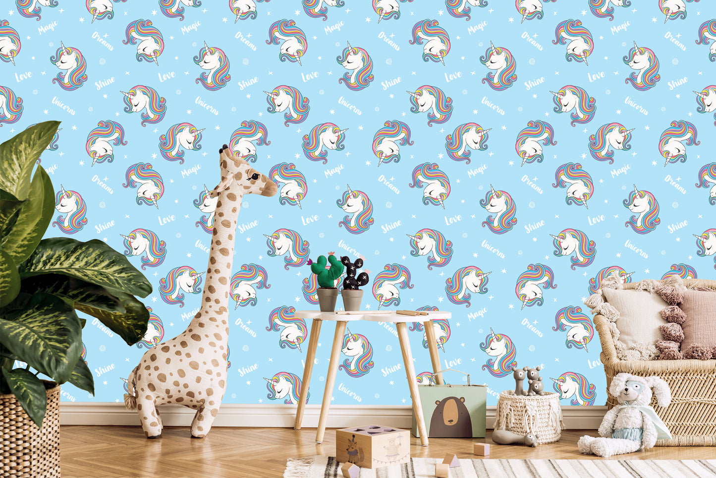 Wallpaper For Kids - Magic Unicorns