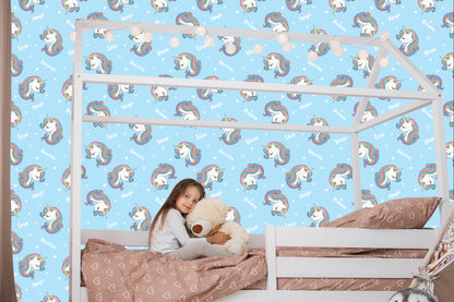 Wallpaper For Kids - Magic Unicorns