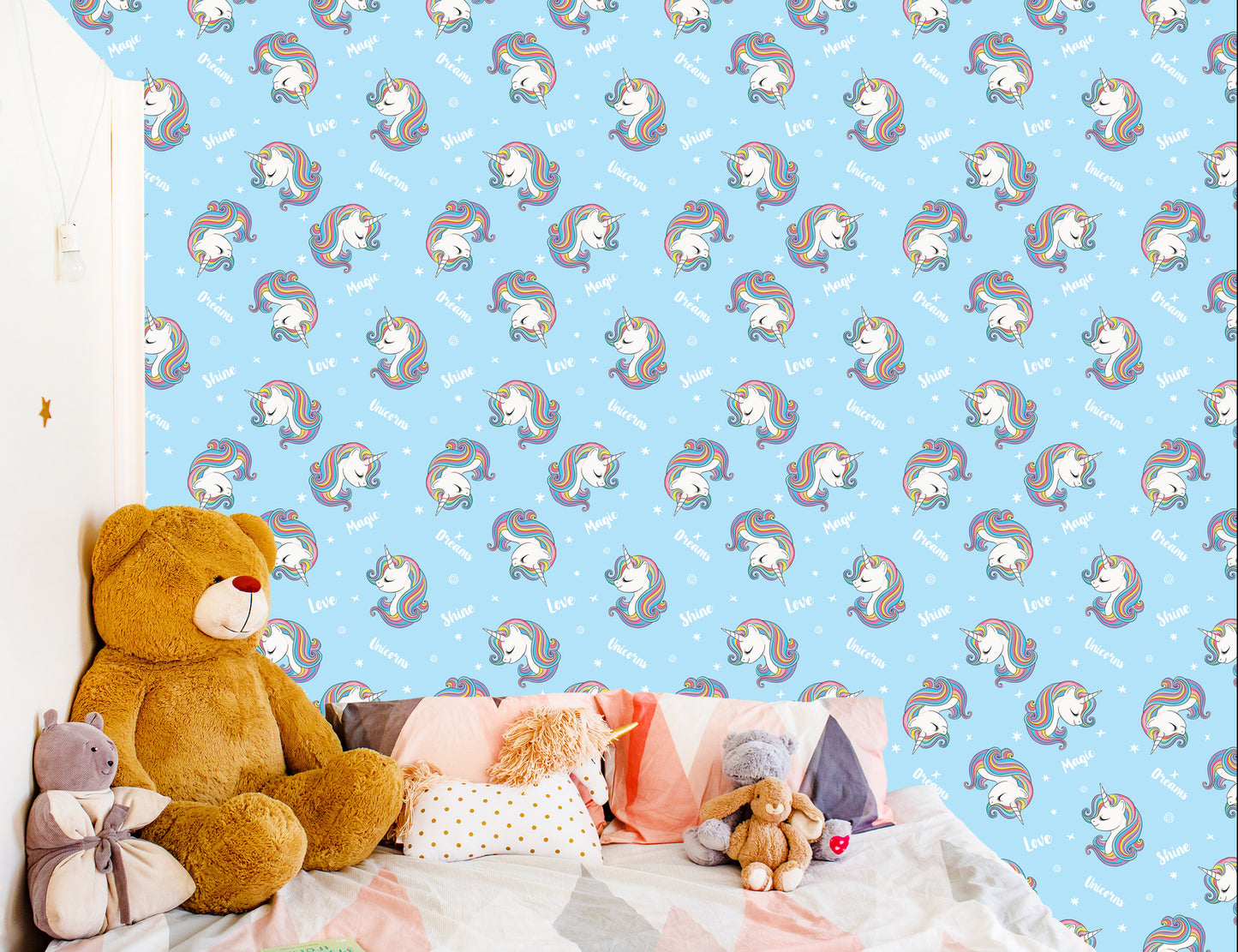 Wallpaper For Kids - Magic Unicorns