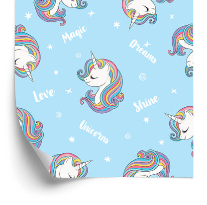 Wallpaper For Kids - Magic Unicorns