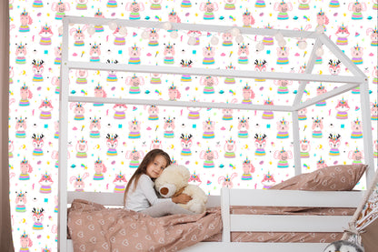 Wallpaper Rainbow Animals