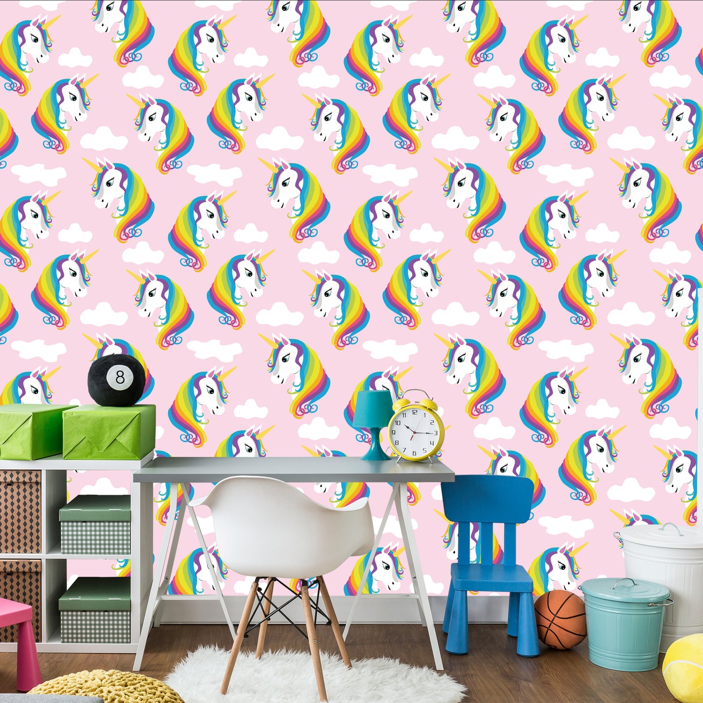 Wallpaper Rainbow Unicorns