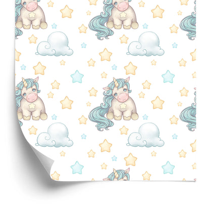 Wallpaper For Girls Unicorns Clouds Stars