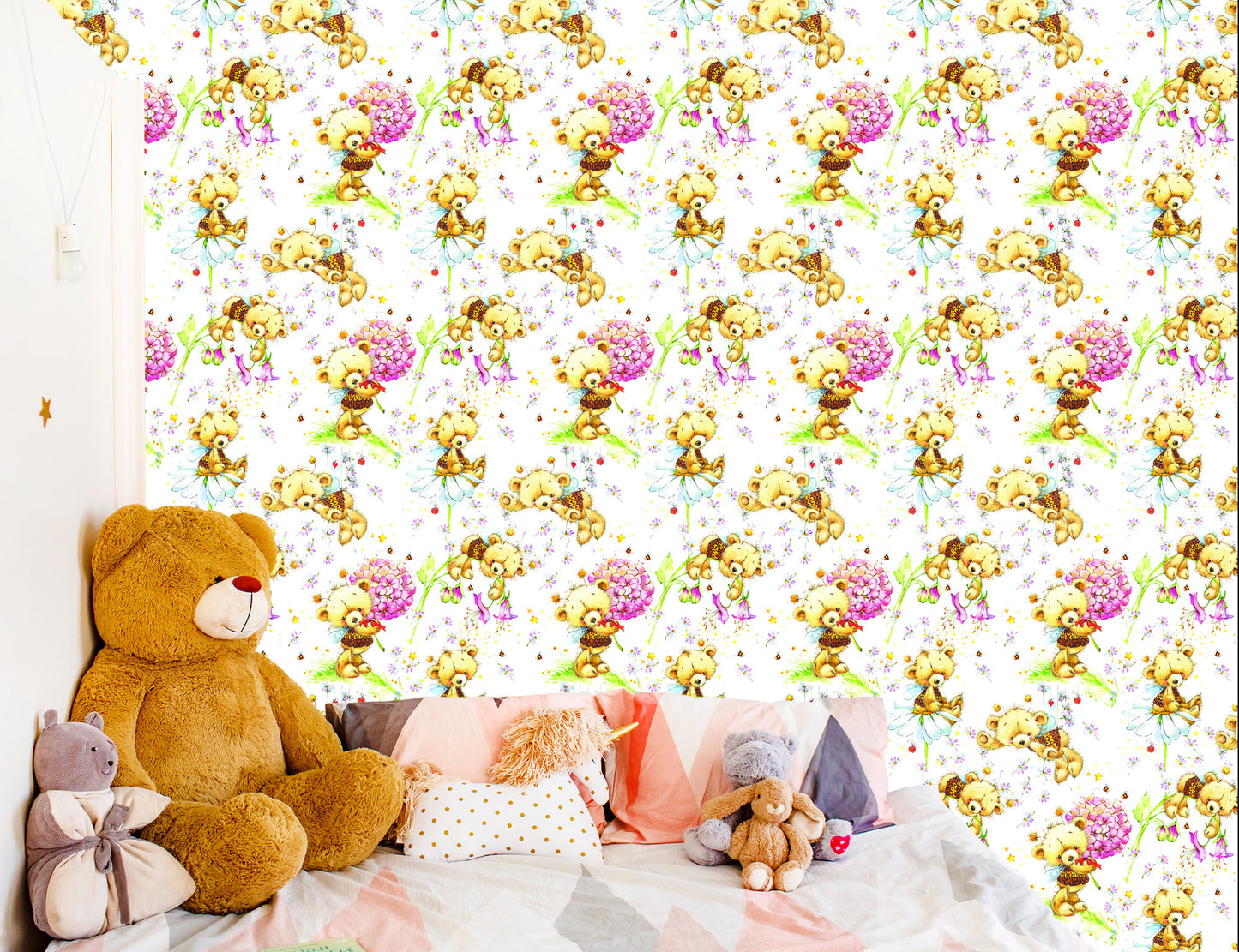 Wallpaper For Girls, Teddy Bears, Flowers, Plants, Leaves