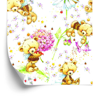 Wallpaper For Girls, Teddy Bears, Flowers, Plants, Leaves