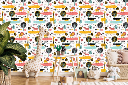 Wallpaper For Girl. Safari. Animals. Lions