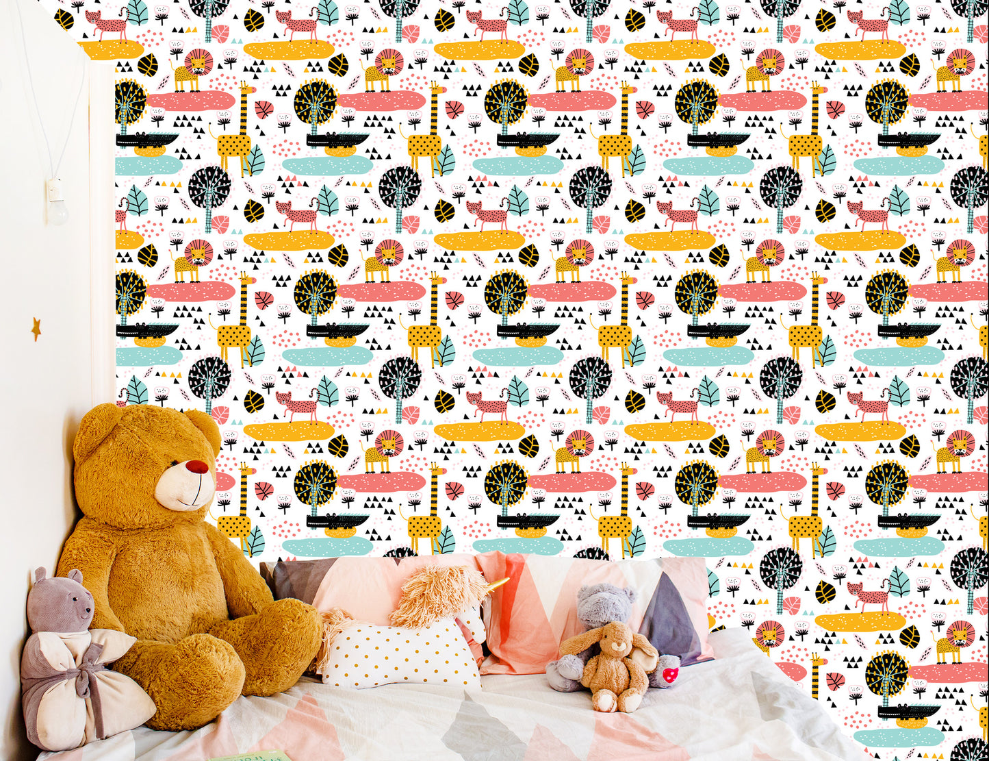 Wallpaper For Girl. Safari. Animals. Lions