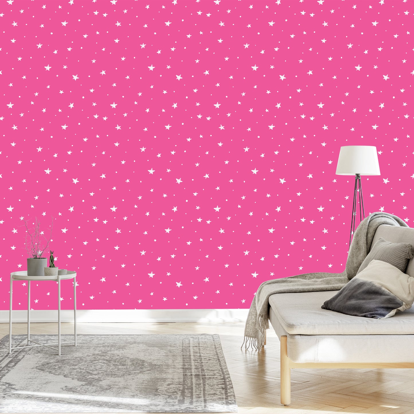 Wallpaper For Children - Stars And Circles