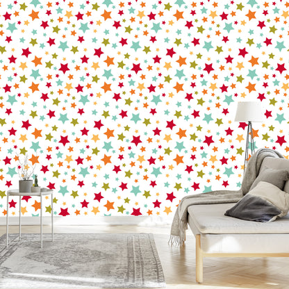 Wallpaper For Children - Colorful Stars