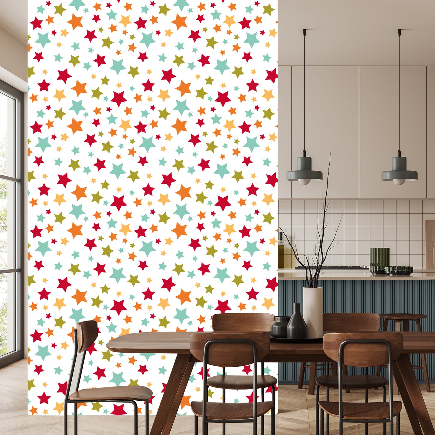 Wallpaper For Children - Colorful Stars