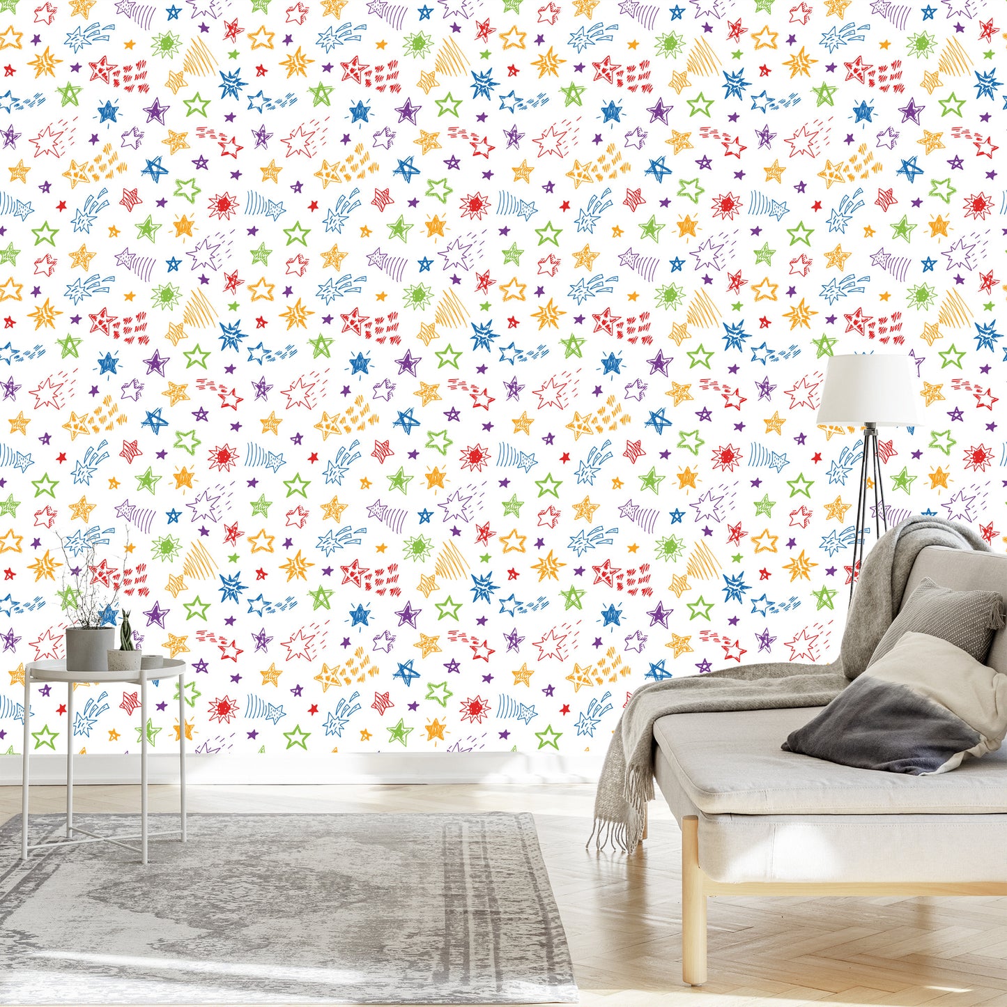 Wallpaper For Children - Falling Stars