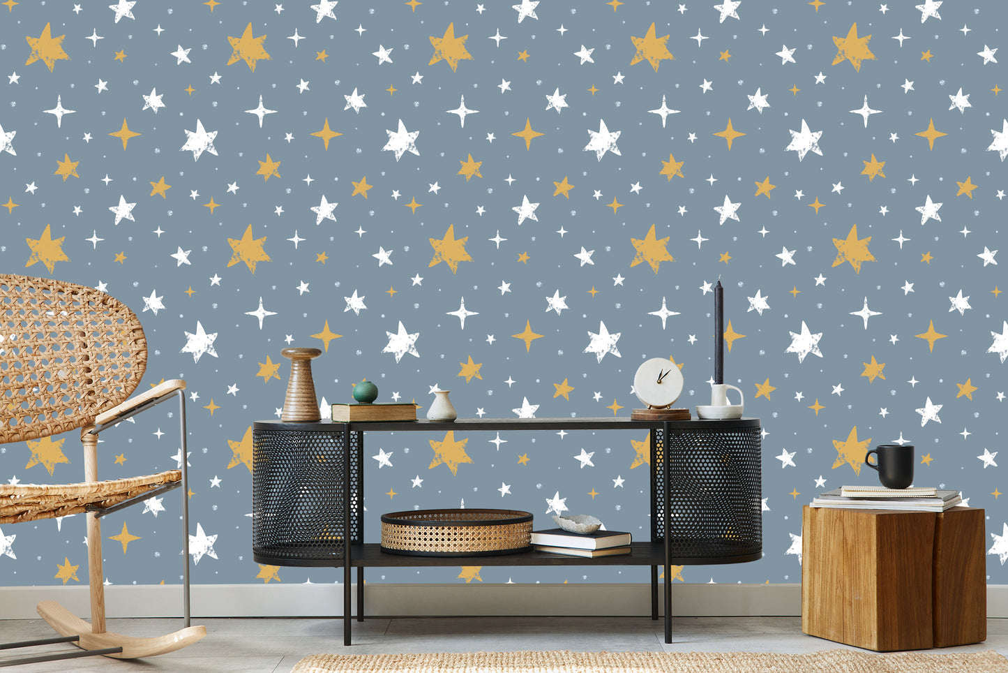 Wallpaper Stars With Dots In The Background