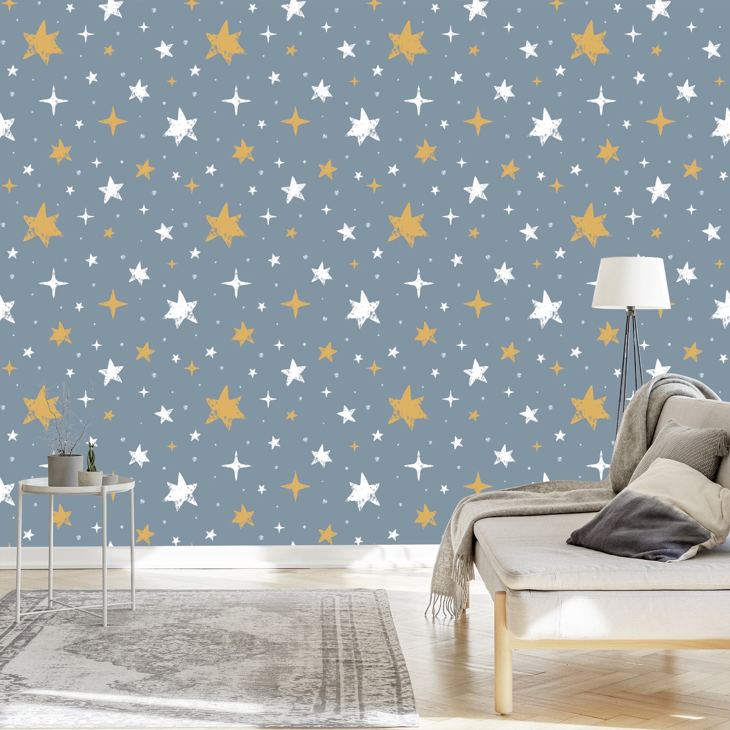 Wallpaper Stars With Dots In The Background