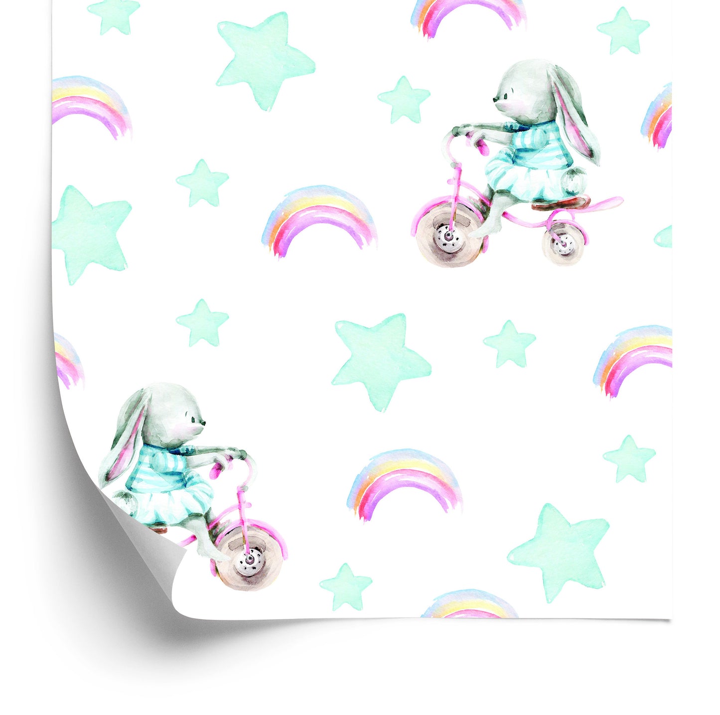 Wallpaper Stars And Rabbits
