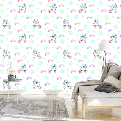 Wallpaper Stars And Rabbits