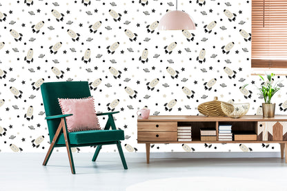 Wallpaper Cosmos Planet Stars For Children's Room