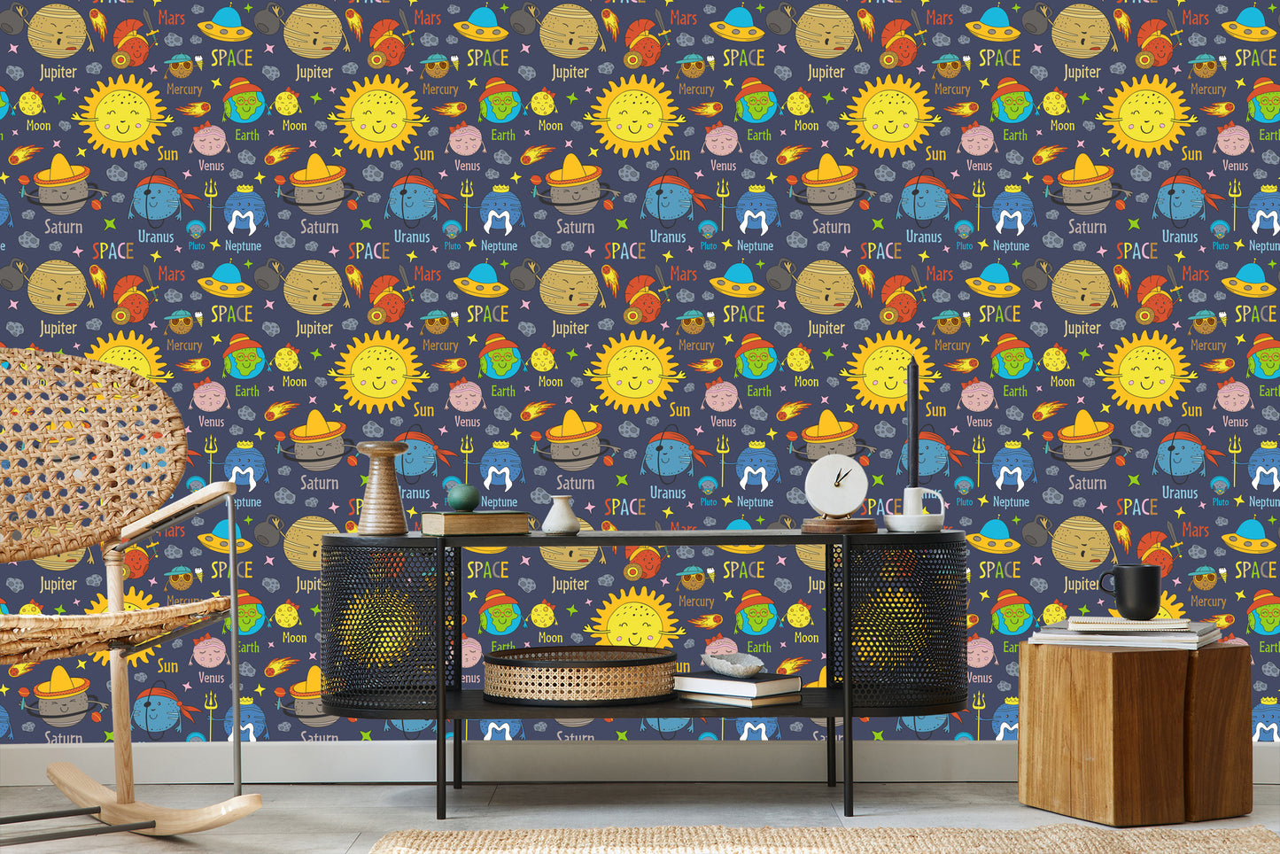 Wallpaper Planets, Sun And Ufo