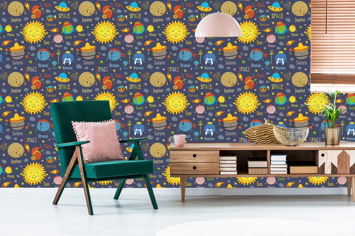 Wallpaper Planets, Sun And Ufo