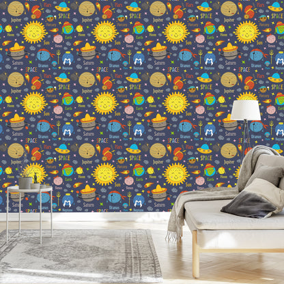 Wallpaper Planets, Sun And Ufo