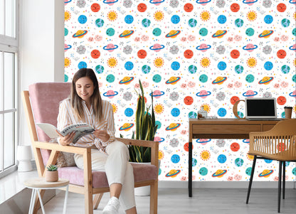 Wallpaper The Sun And The Planets