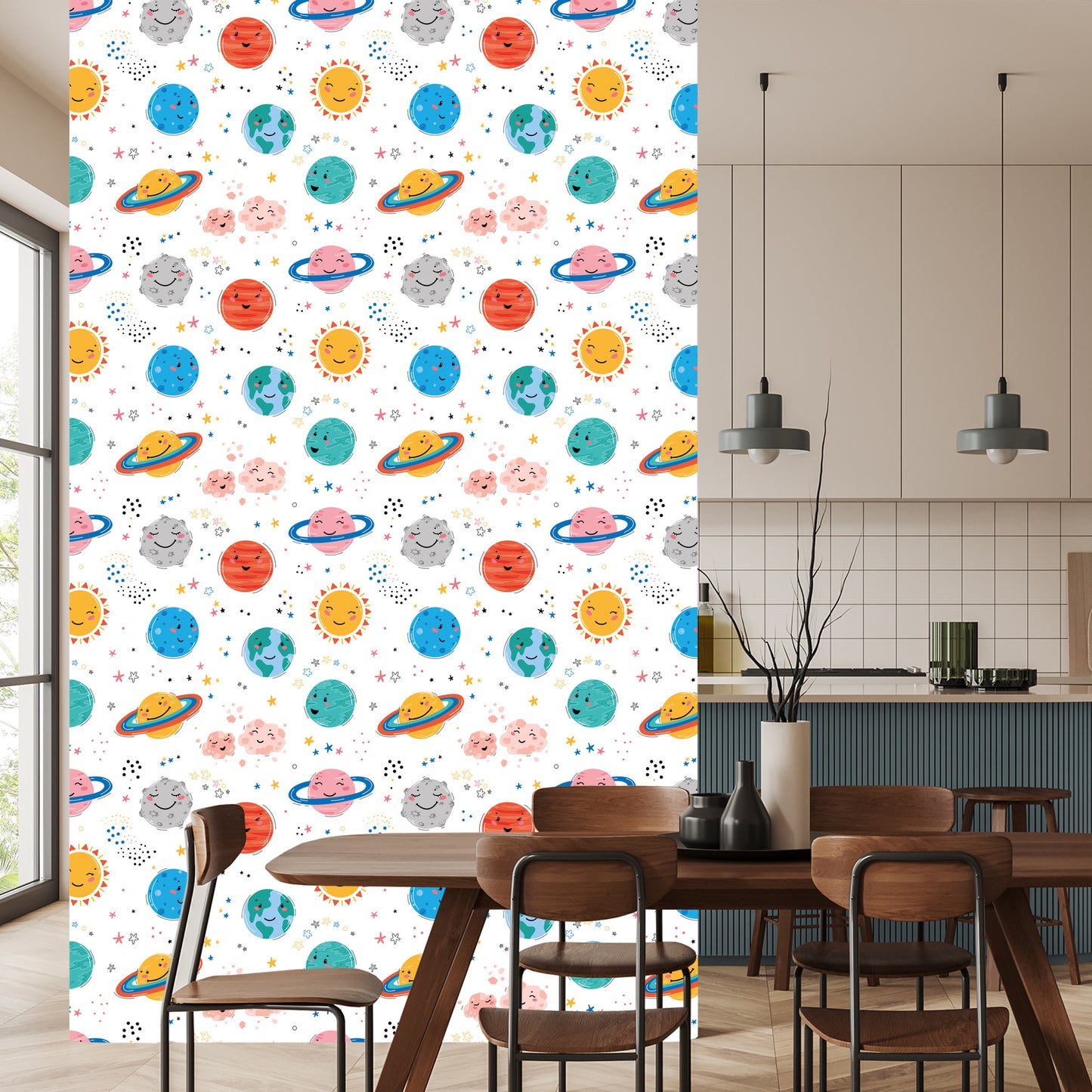 Wallpaper The Sun And The Planets