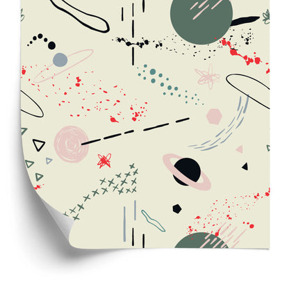 Wallpaper Cosmos Scandinavian Style
