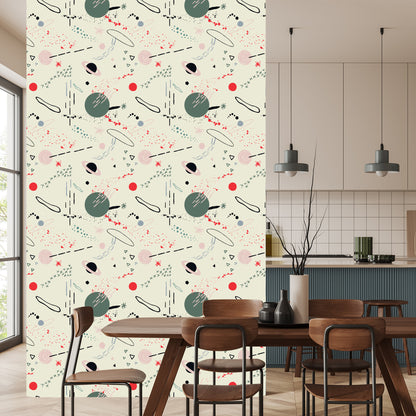 Wallpaper Cosmos Scandinavian Style