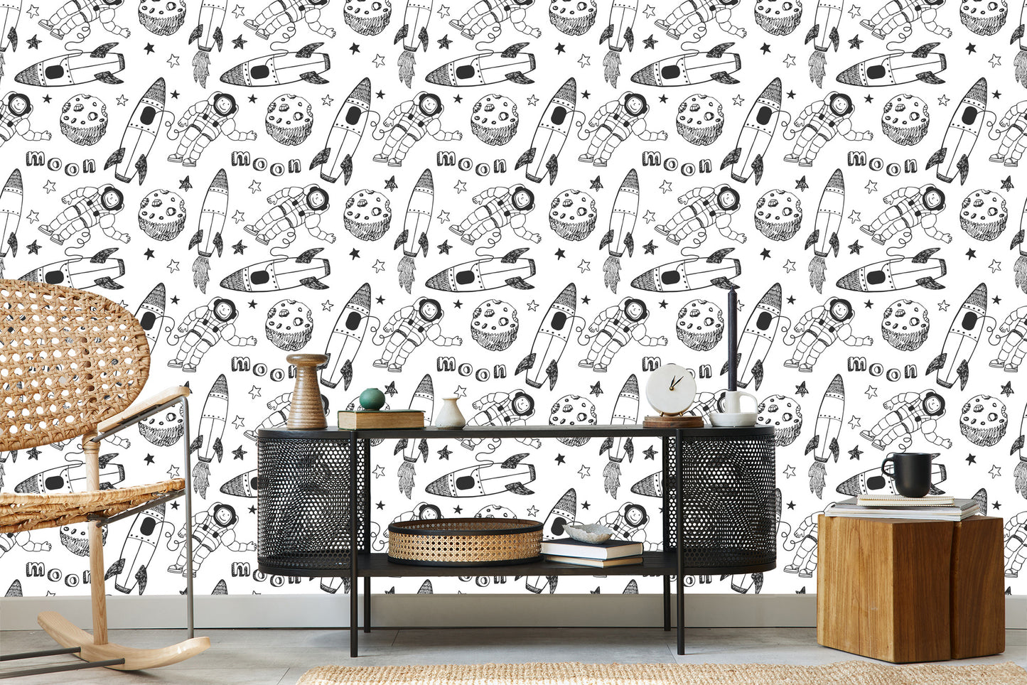 Wallpaper Cosmonauts Among The Stars