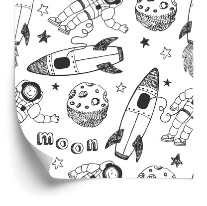Wallpaper Cosmonauts Among The Stars