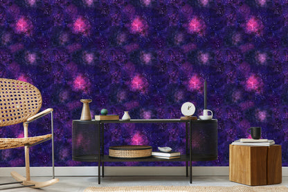 Wallpaper Violet Cosmic Fog