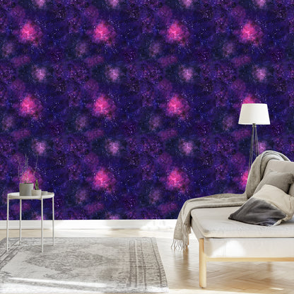 Wallpaper Violet Cosmic Fog