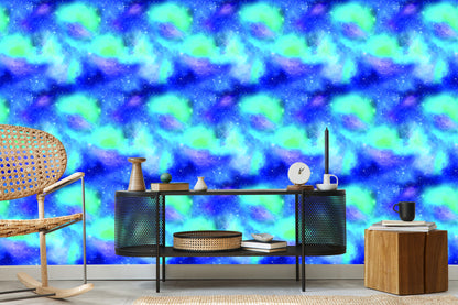Wallpaper Blue Galaxy